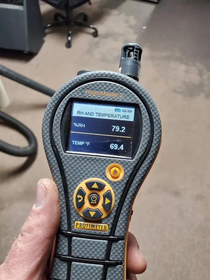 Moisture meter humidity assessment for Mold Remediation & Removal in Clarksville